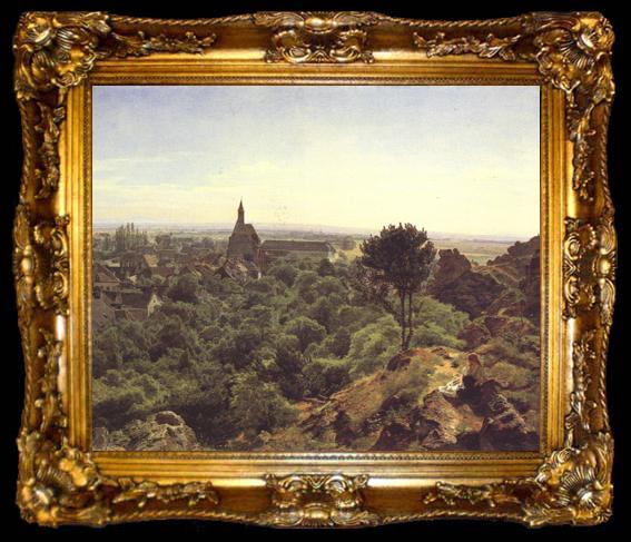 framed  Ferdinand Georg Waldmuller Waldmuller View of Modling (nn02), ta009-2